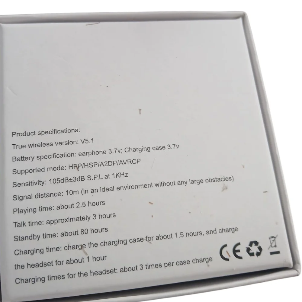 Wireless Black Earbud Headphones - Picture 7 of 7